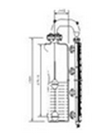 顶侧装式粘稠型磁翻柱液位计
